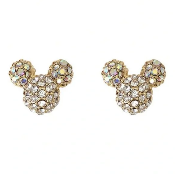 Mickey Mouse Bling Earrings - Picture 3 of 3